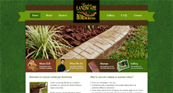 Desktop Screenshot of customlandscapebordering.com